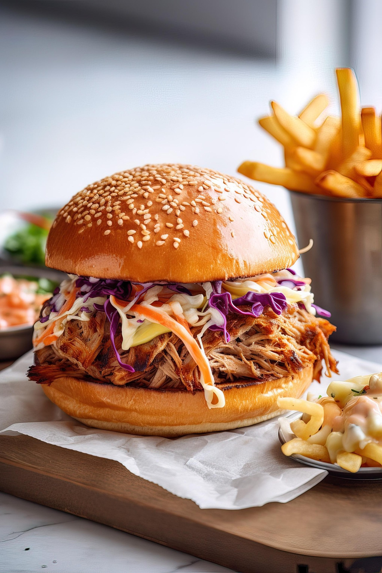 Burger Pulled-pork